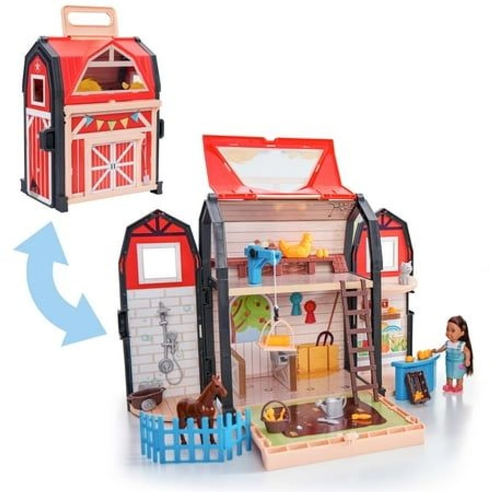 Our Generation Wayfarer Farm House & Horse Stable Playset with Accessories